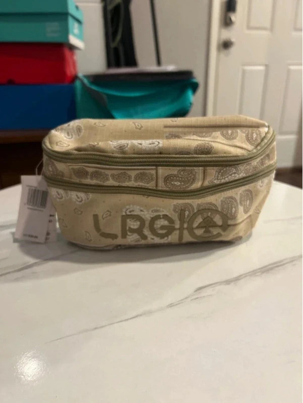 LRG Remix Waistpack Tan Camo Fanny Pack Crossbody Bag NWT